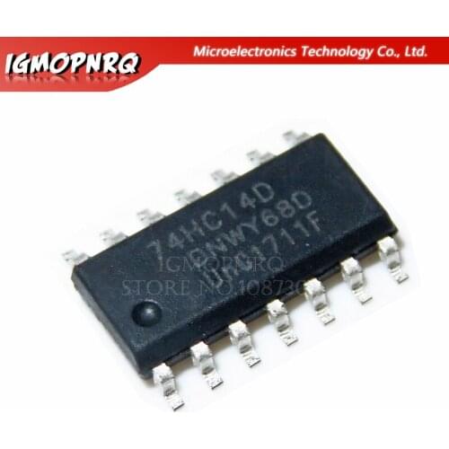 50pcs 74HC14D 74HC14 SN74HC14DR SN74HC14 SOP14 new original