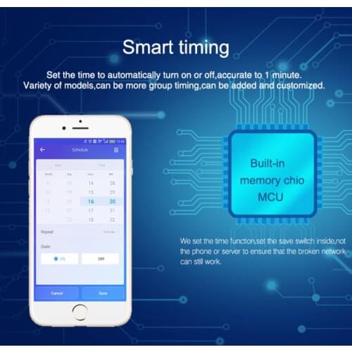 Smart WIFI Switch Smart Home Modified Accessories Modified Switch eWelink WIFI Smart Switch Wireless Remote Control 100-250V