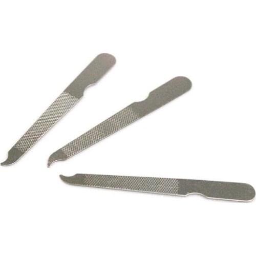 2000Pcs/Lot Stainless Steel Manicure Beauty File Nail Polishing Strip File Double-sided Sprout File Beauty Accessories HA2184