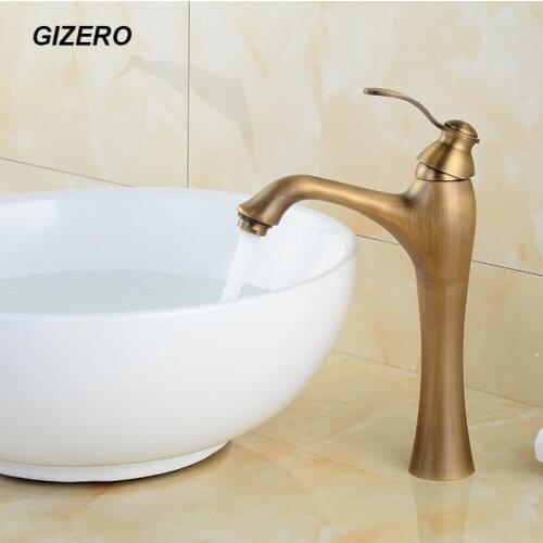 Bathroom Basin Faucets Mixer Taps Deck Mounted Antique Retro Color Basin Sink Hot and Cold Water Toilet Washbasin Taps ZR145