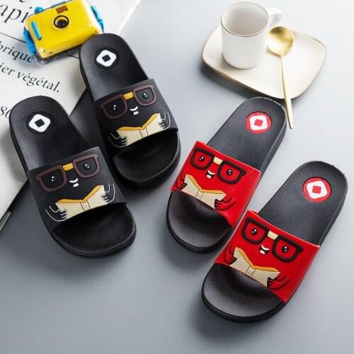 Childrens slippers cartoon men and women home couple slippers indoor non-slip men shoes home slippers funny slippers