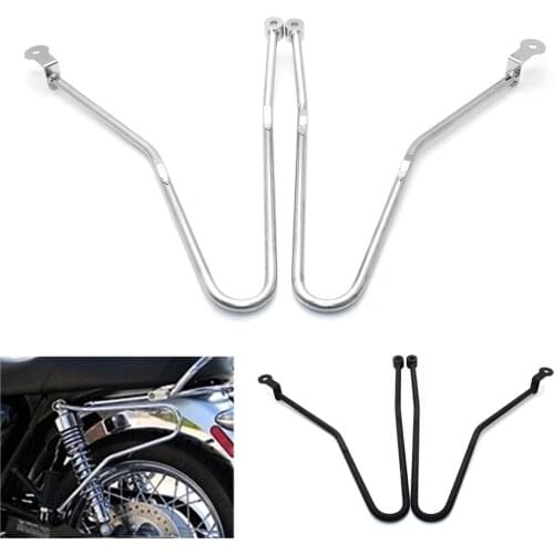 Motorcycle Rear Saddlebag Luggage Support Rack Mount Bracket For Triumph Bonneville SE T100 2001-2015