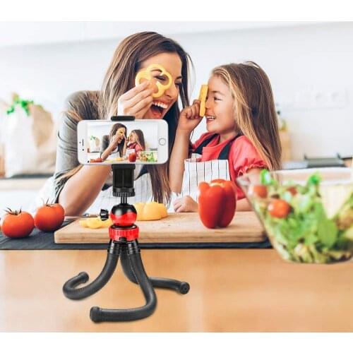 Zayex Portable Tripod Flexible Octopus Travel Mini Mobile Phone Tripod for phone DSLR camera gopro