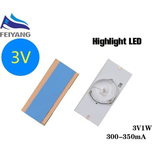 10PCS 3V SMD Lamp Beads with Optical Lens Fliter for 32-65 inch LED TV Repair grain LIQUID crystal light bar TV backprojection