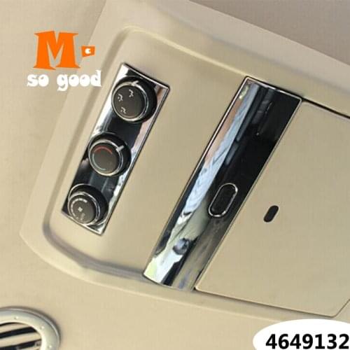 2013/14/15/16 For Dodge Journey Fiat Freemont Car Top Tv Switch Cover Trim ABS Chrome Auto Interior Sticker Shell Accessories