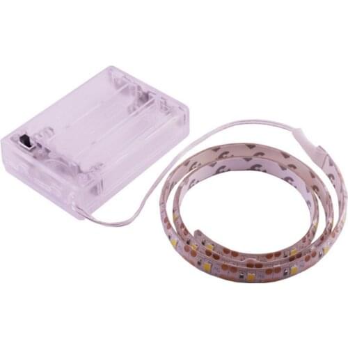 AA Battery Powered LED Strip Light SMD3528 5V 60LED/M Led Tape Flexible Rope Lights 1m 2m 3m 4m 5m Waterproof Home Decoration