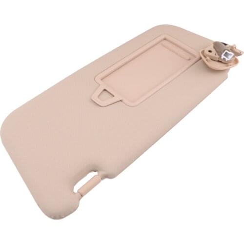 Car Left Side Beige Sun Visor Makeup Mirror 85220-0W110-J9 Fit for Hyundai Accent 2006 2007 2008 2009 2010