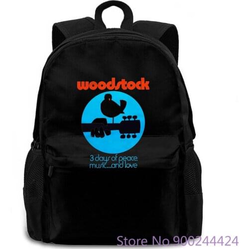 BOARDRIPPAZ WOODSTOCK DAYS PEACE MUSIC LOVE RETRO VINTAGE HIPPIE women men backpack laptop travel school adult