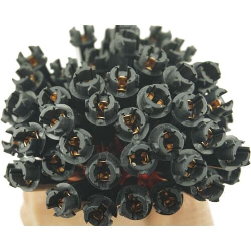 20 PCS/Lot T5 Socket Holder For led smd Ceramic Dashboard Gauge Instrument Ceramic Car Auto Side Wedge Light Lamp Bulb