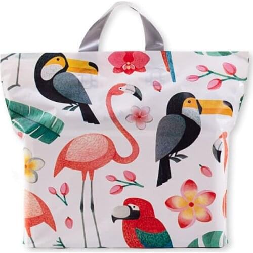 Four Sizes Available Shopping Plastic Bags for Wedding & Engagement Packaging Bags can be customized 10pcs/lot