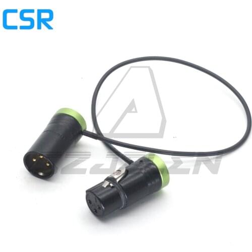 Red blue black green Low-Profile XLR NEUTRIK 3pin XLR male to 3pin XLR female Audio Line, Use SOMMER SOD-14 audio cable