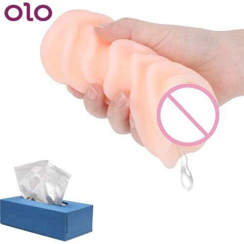 OLO Artificial Vagina Fake Pussy Vagina Realistic Oral Sex Male Aircraft Cup Adult Products Male Masturbation Sex Toys for Men