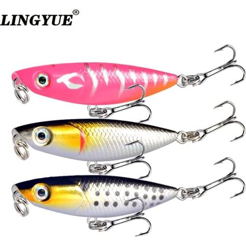 LINGYUE Mini Pencil Bait Slowly Sinking Fishing Lure 45mm 1.8g Topwater Wobbler Stream Artificial Baits Bass Tackle