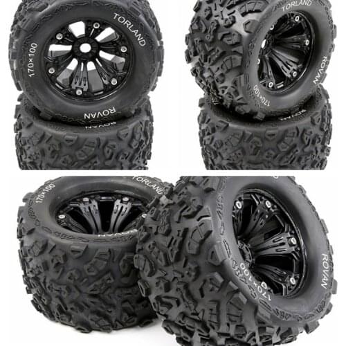1/8 RC TD TORLAND BRUSHLESS TRUCK Knobby Tire Set 2pcs