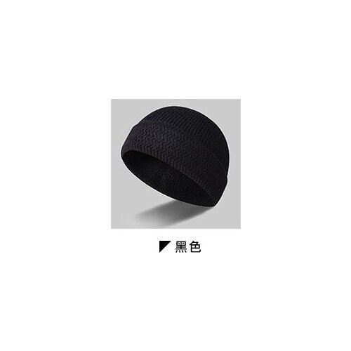 New melon leather hat womens autumn and winter solid color woolen hat warm knitted hat mens melon skin cold hat