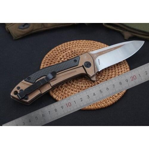 ZT Knife 0801CF ZT0801 Pocket Folding D2 Blade Bearing System Tactical Survival Hunting Fishing EDC Knifes Gift Knives
