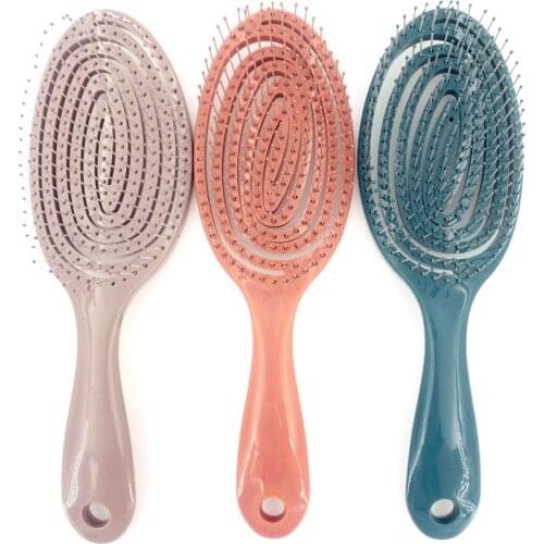 Relaxing Elastic Massage Comb Portable Hair Brush Massage Brush Magic Brushes Head Combs Scalp Massage Brush Wet And Wavy Bundl