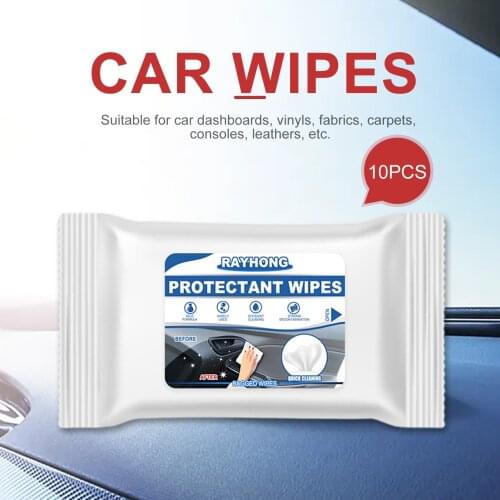 Car Interior Cleaning Wipes Multi-functional For Dashboard Seat Leather Console Carpet Disposable Clean Tool Auto Sensible