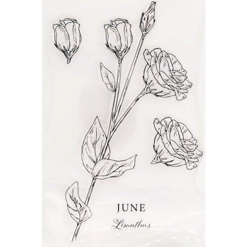 Silicone Clear Stamps for Scrapbooking Flowers Decoration Embossing Folder Craft Rubber Stamp Tools New