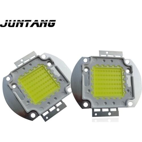 High power led genuine USA Bridgelux chips lamp beads 60W COB led 35 / 45MIL chip gold wire copper bracket led lamp beads