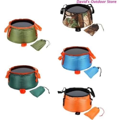 Outdoor Folding Water Basin Portable Collapsible Bucket Water Container For Travelling Camping Hiking Fishing