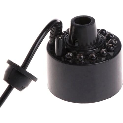 12 LED light Ultrasonic Mist Maker Fogger Water Fountain Pond Indoor Outdoor New GXMA