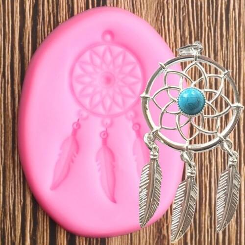 3D Leaf Flower Pendant Silicone Mold Wedding Cake Decorating Tools Cupcake Topper Chocolate Gumpaste Fondant Moulds