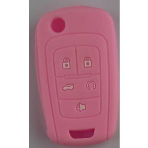 4PC Silicone Key Cover Case Acadia Fob For Chevrolet Avalanche For Buick Enclave 4 Button Key Holder Car Accessories