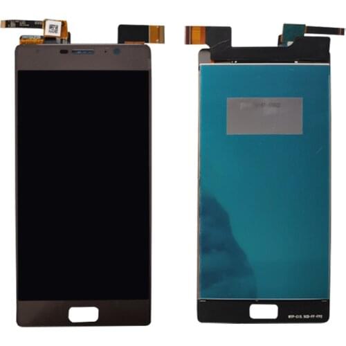 5.5" Black / Mocha Gold For Philips Xenium X598 LCD display with touch screen digitizer sensor panel assembly