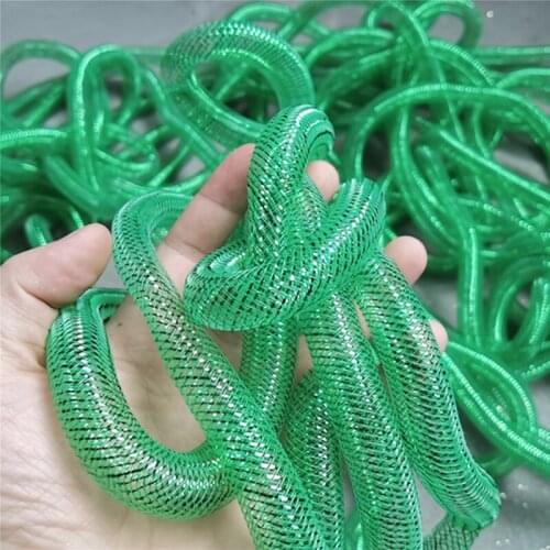 Elastic Tube Accessories Emerald Green Free Twist Shap DIY Modeling Design Handmade Jewelry Wedding Decor Designer Fabric