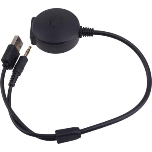 Car Bluetooth Music Adapter 3.5mm AUX USB Audio Cable Fit For BMW Mini Cooper 5V 25-50mA 2.4-4.8GHz