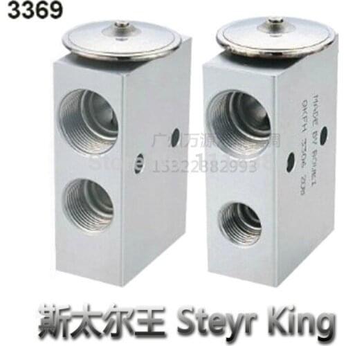 1pcs automotive air conditioning evaporator expansion valve aluminum valve for Steyr King auto ac Repair Parts Tools