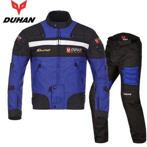 DUHAN D020 DK02 Motorcycle riding suits motorbike racing jacket pants Men women Moto cycling sets protector
