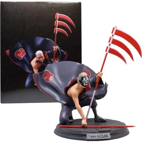 Action 25cm Hidan Gk Statue Anime Naruto Akatsuki Member Hidan Face-changing Model Gift Toys For Adult Children Collectible Doll
