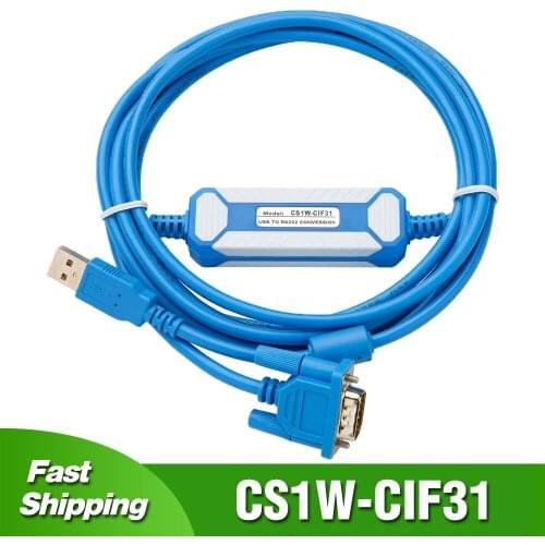 USB-CIF31 For Omron USB to RS232 PLC Programming Cable Convert Cable Support RS232 port PLC