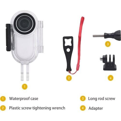 Housing Shell Waterproof Case Protective Cover for Insta360 Go2 Thumb Camera Accessories