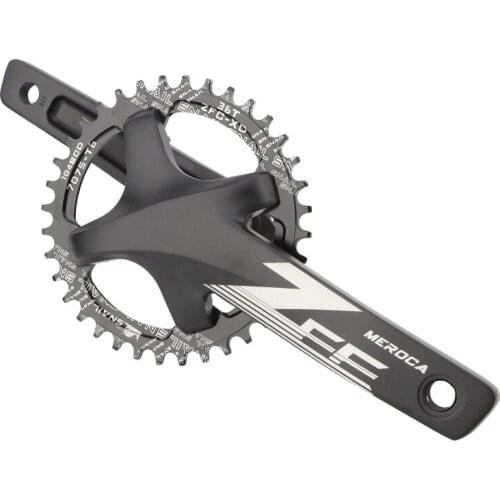 MEROCA mountain bike hollow integrated crank modified single disc mountain bike tooth disc 32 teeth 34 36 38T