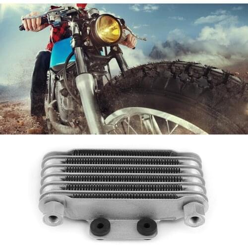 Motorcycle Oil Cooler Oil Engine Radiator Aluminum 125ml Cooling Radiators For 125CC-250CC Motorcycle Dirt Bike ATV