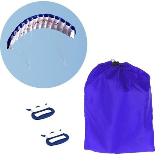 1.4m Dual Line Kitesurfing Stunt Parachute Soft Parafoil Surfing Kite Sport Kite Huge Large Outdoor Activity Beach Flying Kite