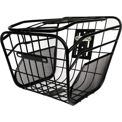 HOT Bicycle Basket Bike Front Basket Hanging Bike Storage Container Basket Cargo with Cover for Electric Bicycle
