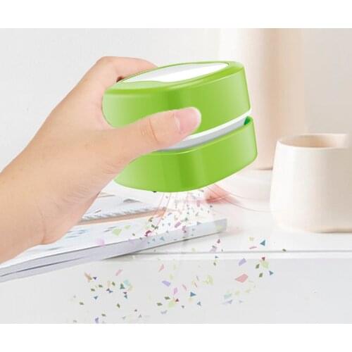 Portable Mini Vacuum Cleaner 360 Rotatable Dust Remover Office Desk Dust Cleaning Home Table Desktop Sweeper