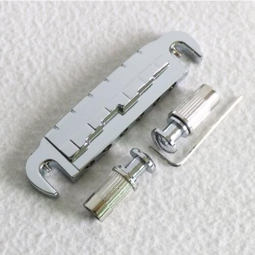 Sell Free Shipping guitar parts Wrapover lp guitar bridge Chrome color lp guitar tailpiece