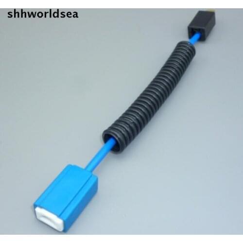 Shhworldsea 2/5/30/100/500pcs H1/H3 16AGW 14CM right angle bulb angle socket with plug,auto connector