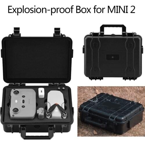Waterproof Box for DJI MINI 2 Drone Combination Explosion-proof Storage Box Suitcase Box Hard Case Travel Shockproof Accessory