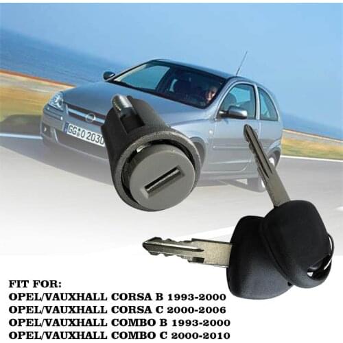 0913652 90511999S1 0913694 0913652S1 913694S1 IGNITION SWITCH BARREL LOCK WITH KEYS FIT FOR OPEL ASCONA C VAUXHALL CORSA