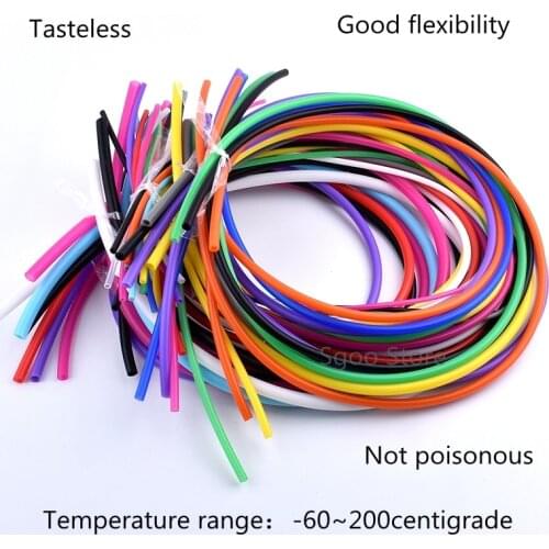 1M 2X4 3X5 3X6 4X6 4X7 5X7 5X8 6X8 8X10 mm Silicone Tube Flexible Rubber Hose Soft Drink Pipe Water joints Aquarium Accessories
