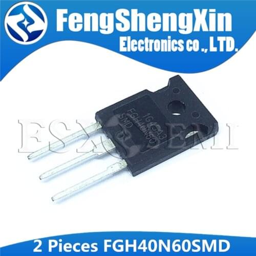 2PCS FGH40N60SMD TO247 40N60SMD TO-3P 40N60 GH40N60 TO-247 IC
