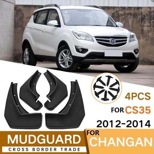 4 PCS Mudflap For Changan CS75 2012-2014 Front Rear Car Fender Mud Flaps Guard Splash Flap Mudguards Accessories