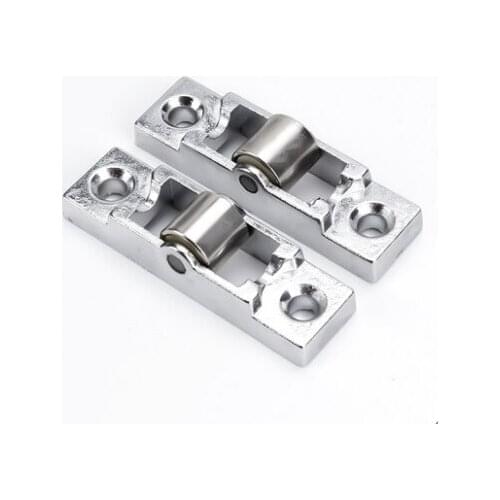 4pcs Zinc alloy Flat/Concave Wheel Slide Doors Window pulley U-type Ball Bearing Wheel Roller Plastic steel Hardware Accessories
