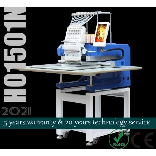 Commercial industrial single head hat flat bead cap embroidery machine sewing embroidery machine price in India